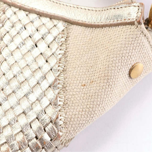 Vintage Yves Saint Laurent canvas hobo purse - Picture 9 of 13